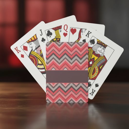 Jeu De Cartes Chevron Chaud