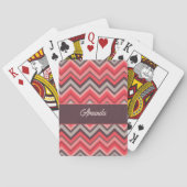 Jeu De Cartes Chevron Chaud (dos)