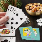 Jeu De Cartes Chibi avec un chiot (In Situ)