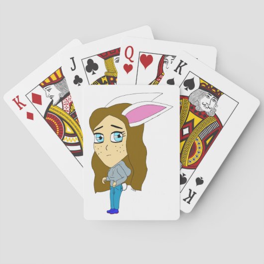 Jeu De Cartes chibi bunnygirl (dos)