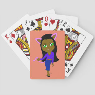 Jeu De Cartes chibi catgirl