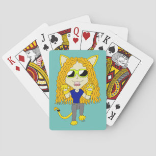 Jeu De Cartes Chibi Catgirl avec pattes