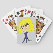 Jeu De Cartes Chibi with a cat like tail (dos)