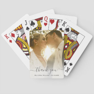 Jeu De Cartes Chic Classic Mariée Et Mariage De Chambre Photo