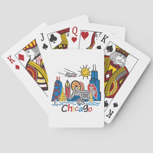 Jeu De Cartes Chicago Kids Skyline (dos)
