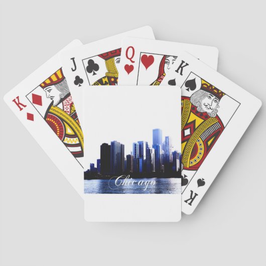 Jeu De Cartes Chicago l'Illinois (dos)