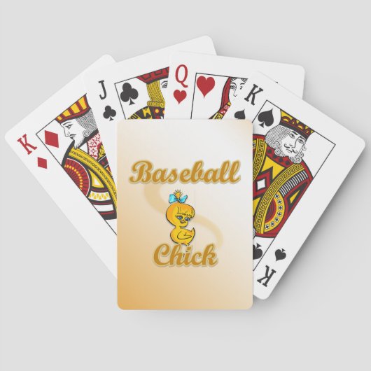 Jeu De Cartes Chick baseball (dos)