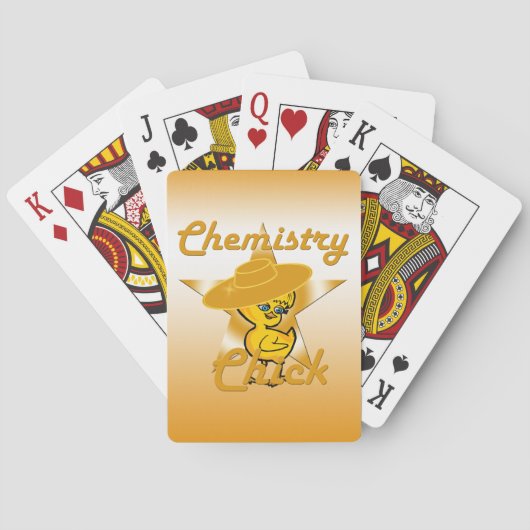 Jeu De Cartes Chick de chimie #10 (dos)