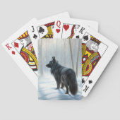 Jeu De Cartes Chien à neiger belge Noël (dos)