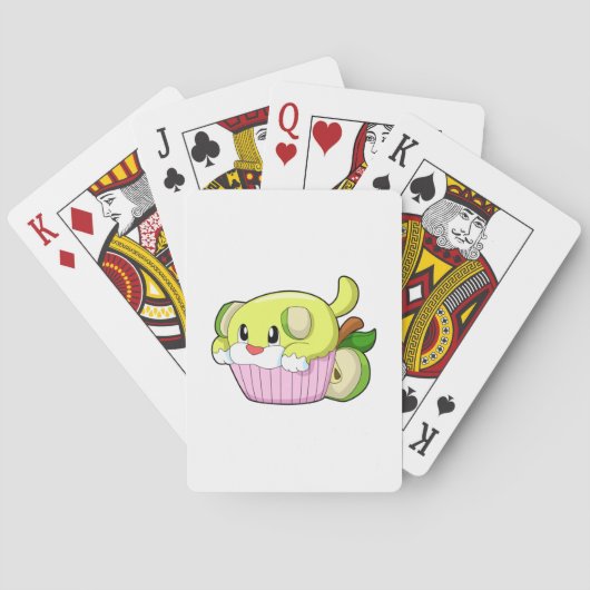 Jeu De Cartes Chien avec gâteau (dos)
