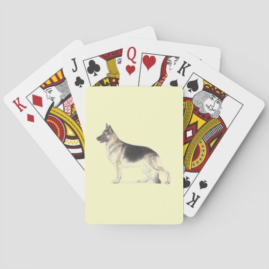 Jeu De Cartes Chien berger allemand (dos)