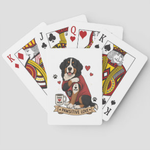 Jeu De Cartes Chien Bernois avec Illustration de Tatouage I Hear