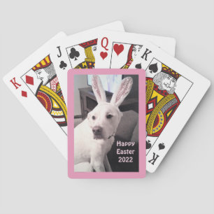 Jeu De Cartes Chien Chien Coquelicot Portant Des Oreilles De Lap