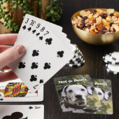 Jeu De Cartes Chien dalmate personnalisé (In Situ)