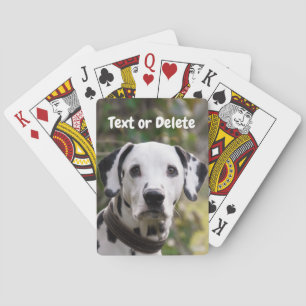 Jeu De Cartes Chien dalmate personnalisé