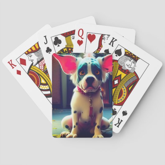 Jeu De Cartes Chien d'art (dos)