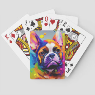 Jeu De Cartes Chien de Chien de France animal adorable animal co