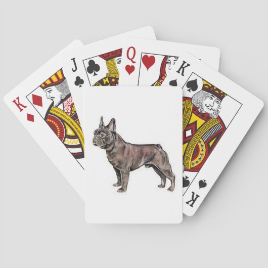 Jeu De Cartes Chien de Chien de France Jouer aux cartes (dos)