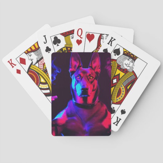 Jeu De Cartes chien de gangster (dos)