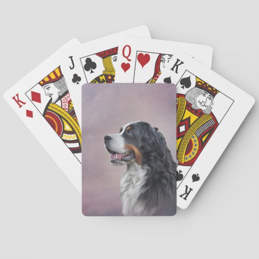 Jeu De Cartes Chien de montagne de Bernese (dos)