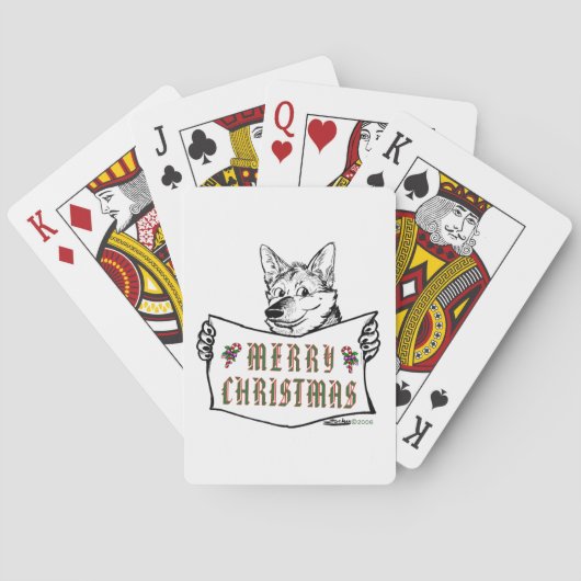 Jeu De Cartes Chien de Noël : Joyeux Noël ! (dos)
