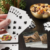 Jeu De Cartes Chien débraillé couché (In Situ)