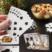 Jeu De Cartes Chien débraillé drôle et poulet (In Situ)