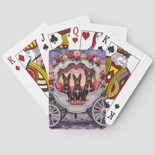 Jeu De Cartes Chien Malinois Belge Saint-Valentin (dos)