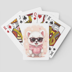 Jeu De Cartes Chien mignon Coton de Tulear Kawaii drôle