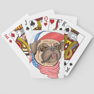 Jeu De Cartes Chien mignon de carlin