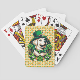 Jeu De Cartes Chien mignon de la Saint Patrick