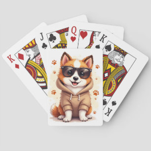 Jeu De Cartes Chien mignon Shetland Sheepdog Kawaii