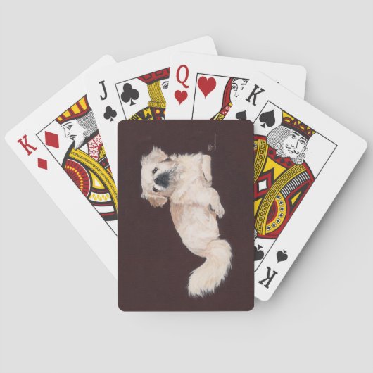 Jeu De Cartes Chien Pékinois Blanc (dos)