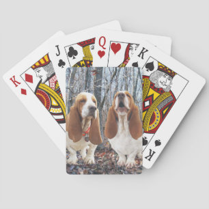 Jeu De Cartes Chiens de basset dans les bois