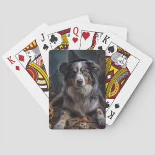 Jeu De Cartes Chiens de berger australiens Citrouilles Halloween