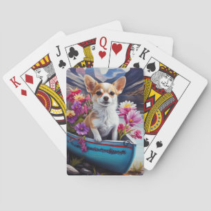 Jeu De Cartes Chihuahua à la pagaie : une aventure Pittoresque