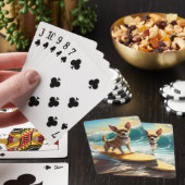 Jeu De Cartes Chihuahua Beach Surf Peinture (In Situ)