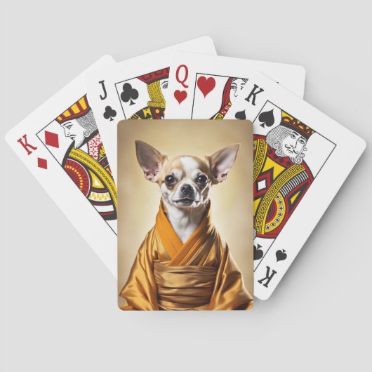 Jeu De Cartes Chihuahua bouddhiste (dos)