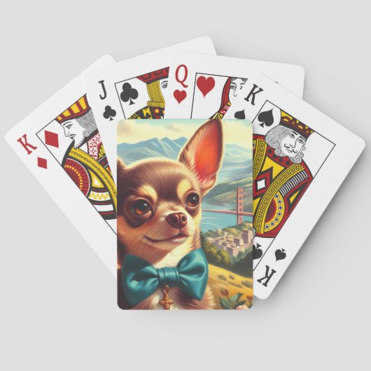 Jeu De Cartes Chihuahua vintage (dos)