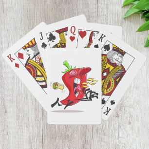 Jeu De Cartes Chili Pepper Respiration Fire Playing Cartes