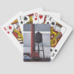 Jeu De Cartes Chimney and Water Tower (par Charles Demuth)