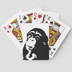 Jeu De Cartes Chimpanzé Pop Art Thinking