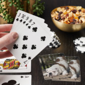 Jeu De Cartes Chiot anglais de bouledogue (In Situ)