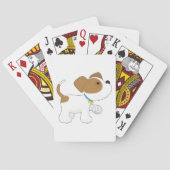Jeu De Cartes Chiots blessés avec patte bandée (dos)