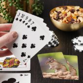 Jeu De Cartes Chipmunk aux cacahuètes (In Situ)