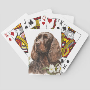 Jeu De Cartes Chocolat Brown Cocker Spaniel