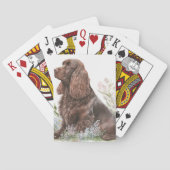 Jeu De Cartes Chocolat Brown Cocker Spaniel (dos)