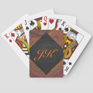 Jeu De Cartes Chocolat Carmel Swirl