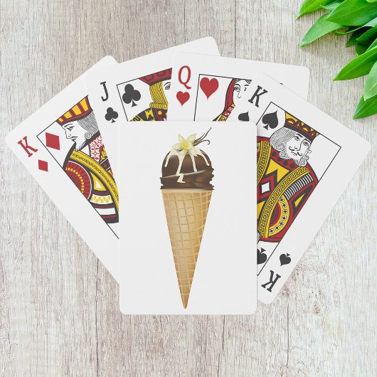 Jeu De Cartes Chocolat glace crème Jouer Cartes