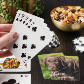 Jeu De Cartes Chocolat Lab Chien Chien Chien Chien Chien (In Situ)